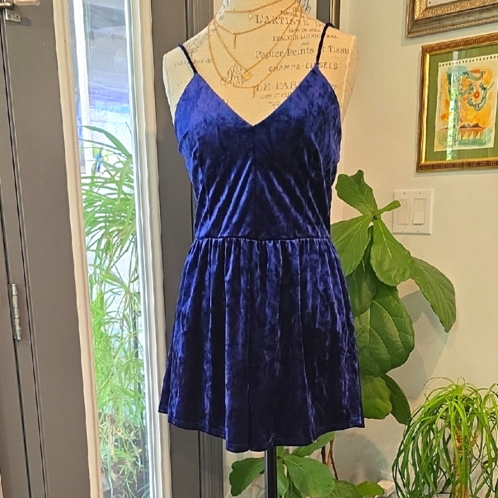 I JOAH Midnight Blue Romper